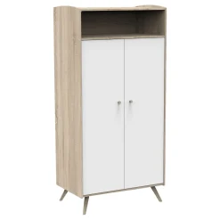 Armoires 2 Portes*Sauthon Baby's Sweet Home Access Armoire 2 portes 1 niche de Bois blanc
