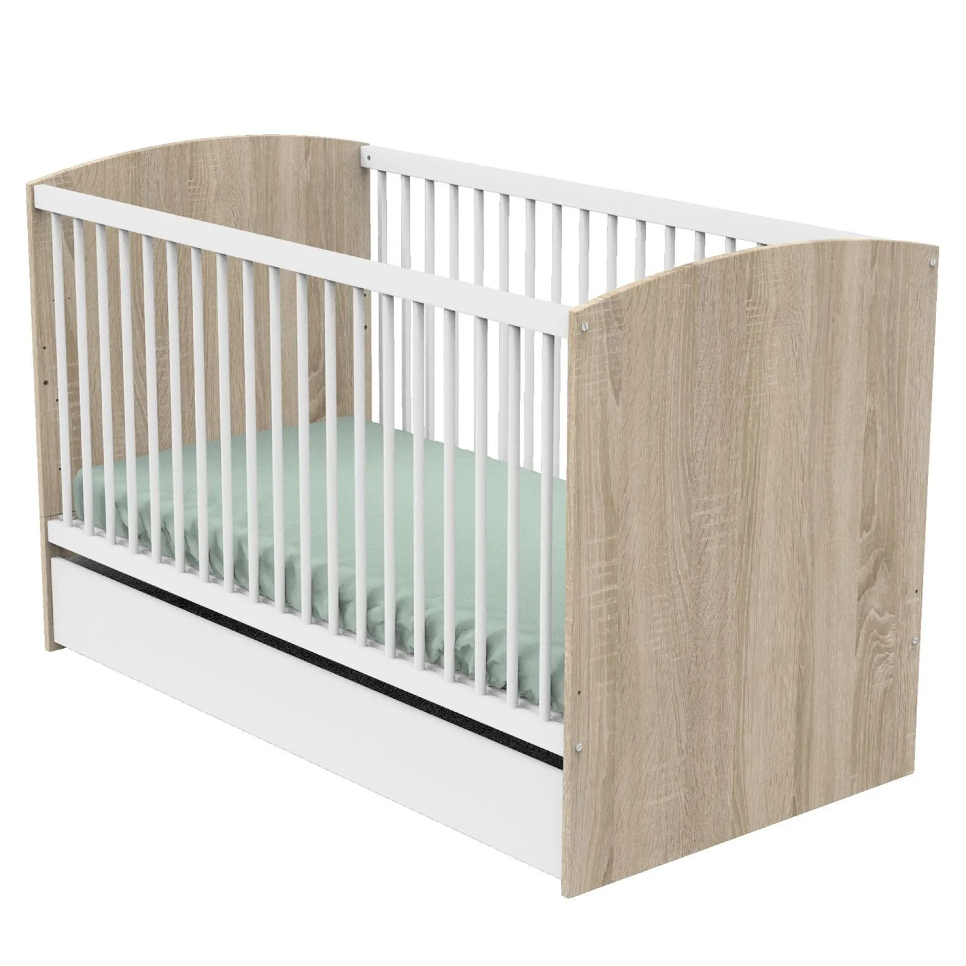 Tiroirs De Lit*Sauthon Baby's Sweet Home Access Tiroir de lit 70x140 de Bois blanc