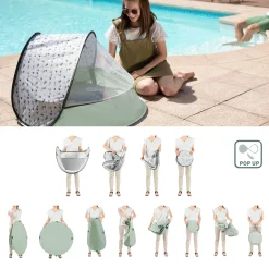 Tout Pour Vos Trajets|Autres Accessoires De Voyage*Babymoov Aire de Jeux & Piscine Aquani - Anti-UV de Provence
