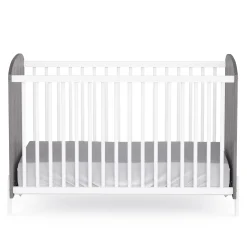 Lits 60X120 Non Évolutifs*CBA Meubles Aldina Lit Bébé 60 x 120 cm de Hudson - Blanc