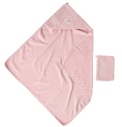 Sorties De Bain*Nattou Alice & Pomme Cape de Bain et Gant 75 x 75 cm de