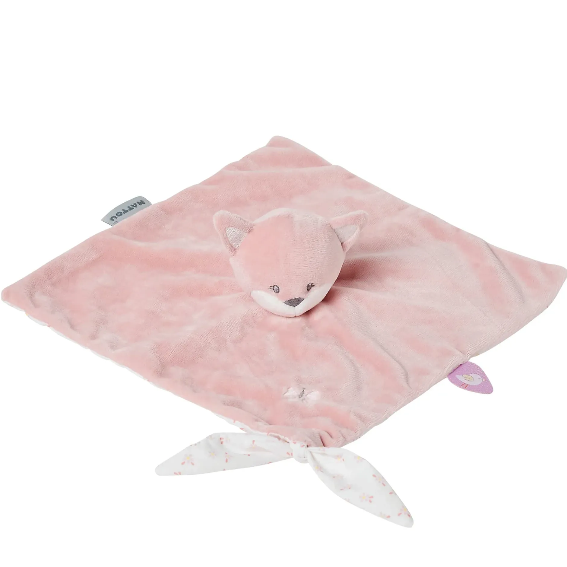 Doudous*Nattou Alice & Pomme Doudou 27 x 27 cm de Renard
