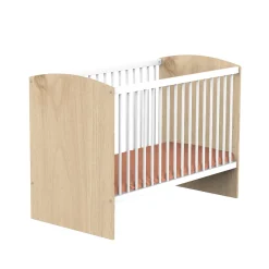 Lits 60X120 Non Évolutifs*Sauthon Baby's Sweet Home Alice Lit bébé 60 x 120 cm de Blanc et bois