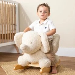 Bascules*Nattou Animal à bascule Éléphant de Écru