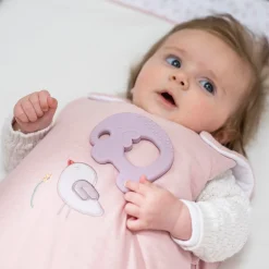 Anneaux De Dentition*Nattou Anneau de Dentition en silicone de Elephant Lilas