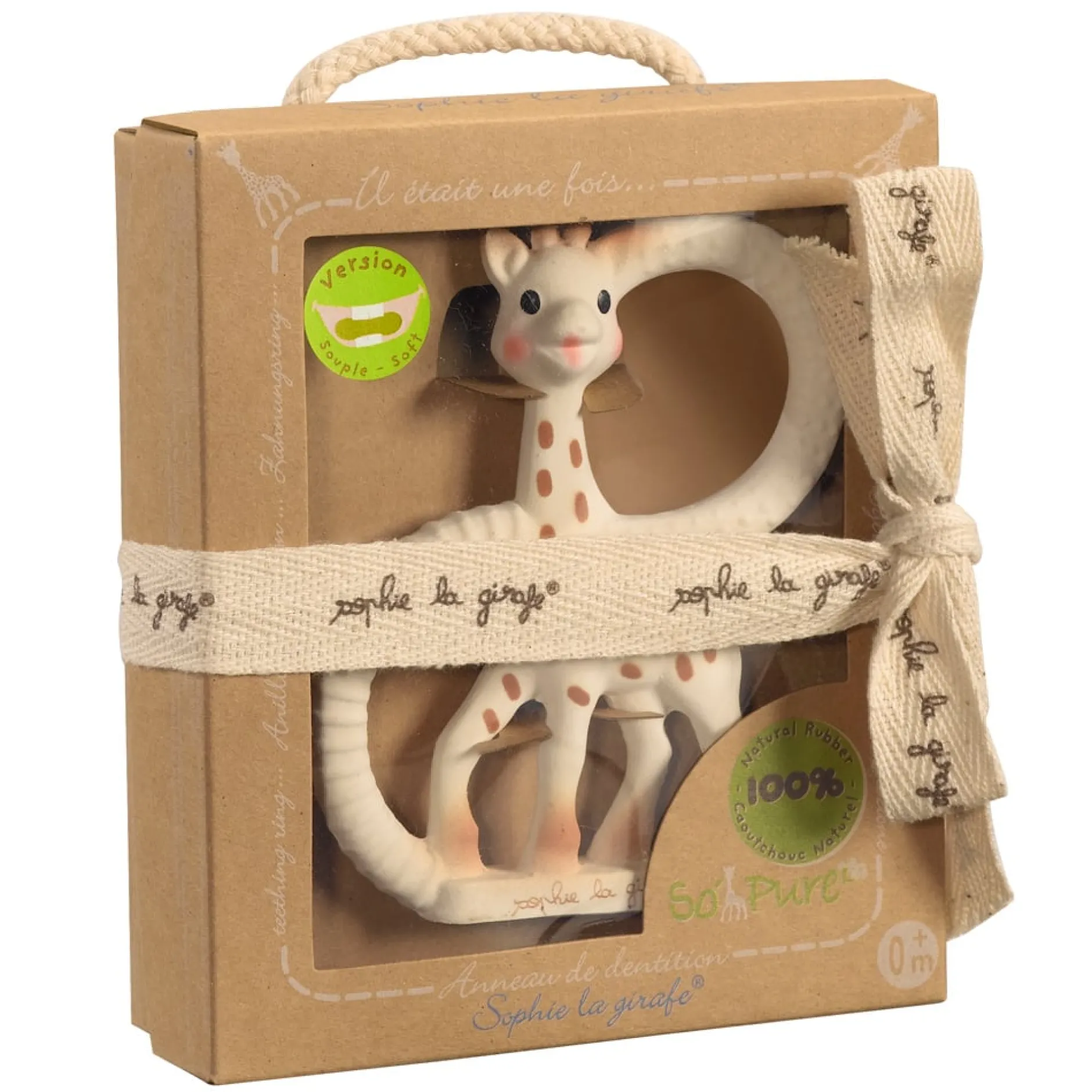 Anneaux De Dentition*Sophie La Girafe® Anneau de dentition So'Pure Sophie La Girafe de Beige