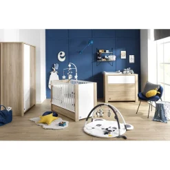 Commodes*Sauthon Baby's Sweet Home Antonin Commode 3 tiroirs de Bois / Blanc