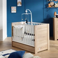 Lits 60X120 Non Évolutifs*Sauthon Baby's Sweet Home Antonin Lit Bébé 60 x 120 cm de Bois