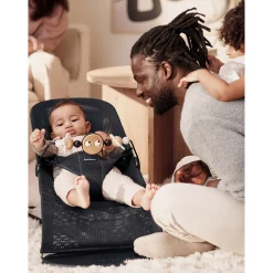 Arches*BabyBjörn Arche bois pour transat de Yeux espiègles Noir et Blanc