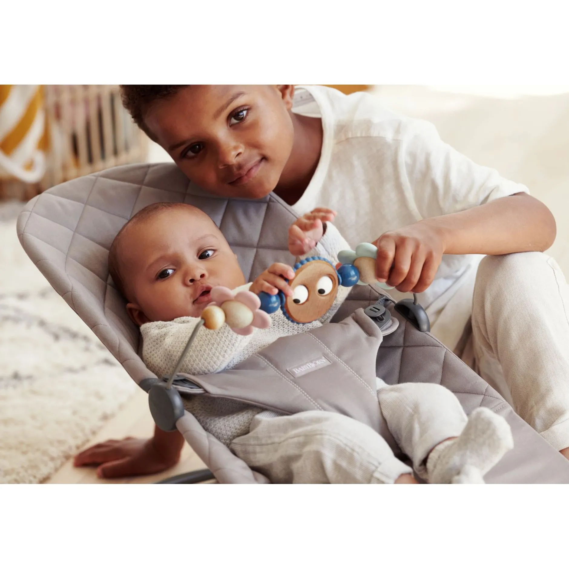 Arches*BabyBjörn Arche bois pour transat de Yeux espiègles Pastel