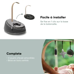 Arches*Babymoov Arche d'éveil en bois doomoo Seat'n Swing de