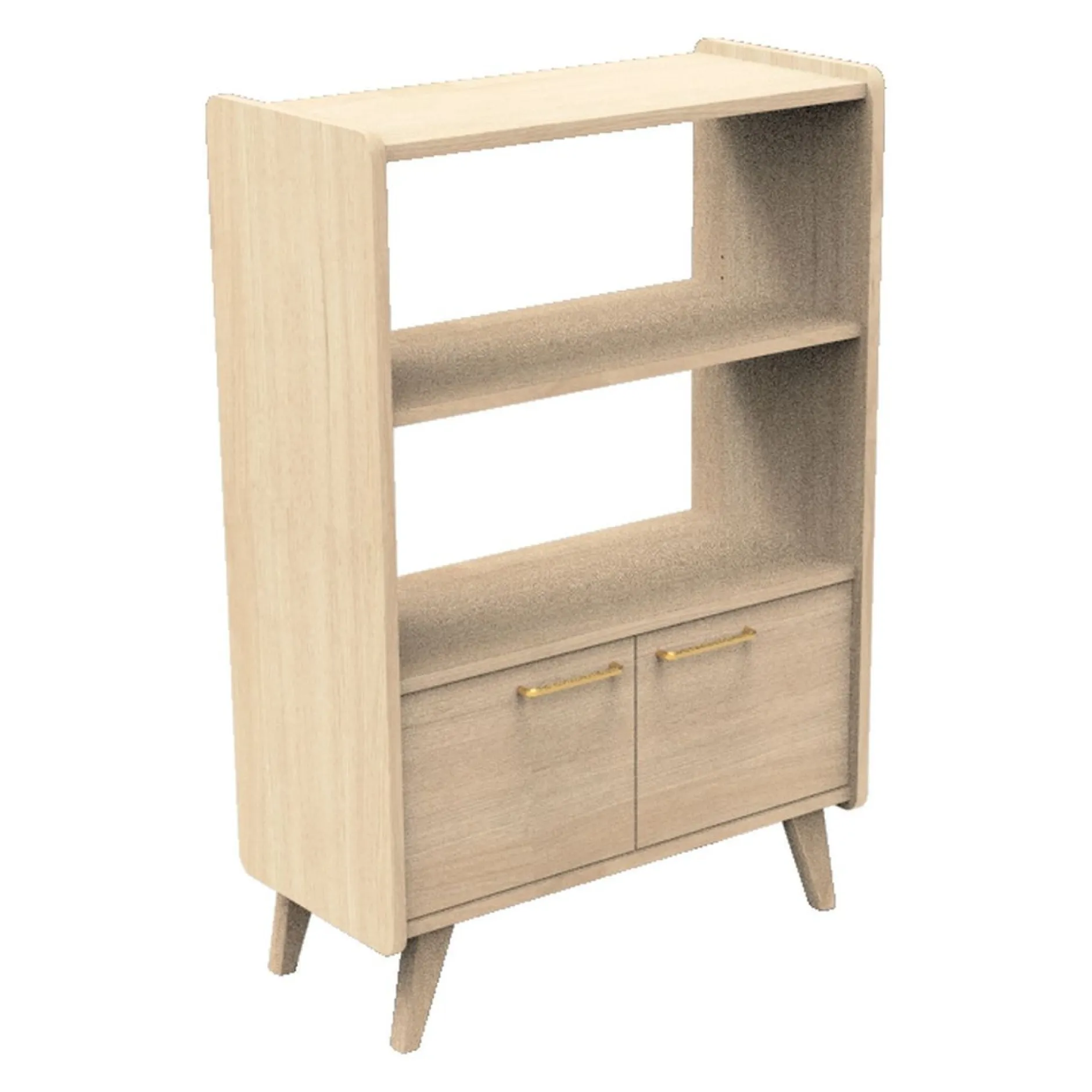 Autres Mobiliers*Sauthon Baby's Sweet Home Arty bibliothèque 2 portes/1 penderie de Chêne suave