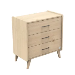 Commodes*Sauthon Baby's Sweet Home Arty commode 3 tiroirs de Chêne suave
