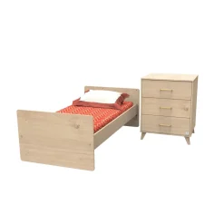 Ensembles Évolutifs*Sauthon Baby's Sweet Home Arty lit combiné évolutif 60 x 120 cm de Chêne suave