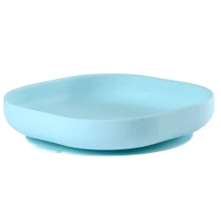 Assiettes*Béaba Assiette silicone ventouse de Light Blue