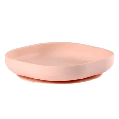 Assiettes*Béaba Assiette silicone ventouse de Light Pink