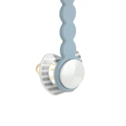 Attaches Sucettes*Lässig Attache sucette Tiny Smile bois/silicone de Bleu