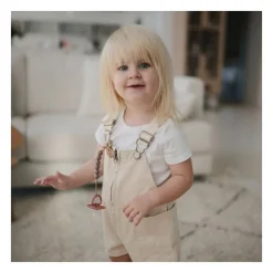 Attaches Sucettes*mushie Attache tétine Eva de Taupe