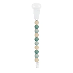 Attaches Sucettes*Nattou Attache-sucette Silicone de Vert Sauge Beige