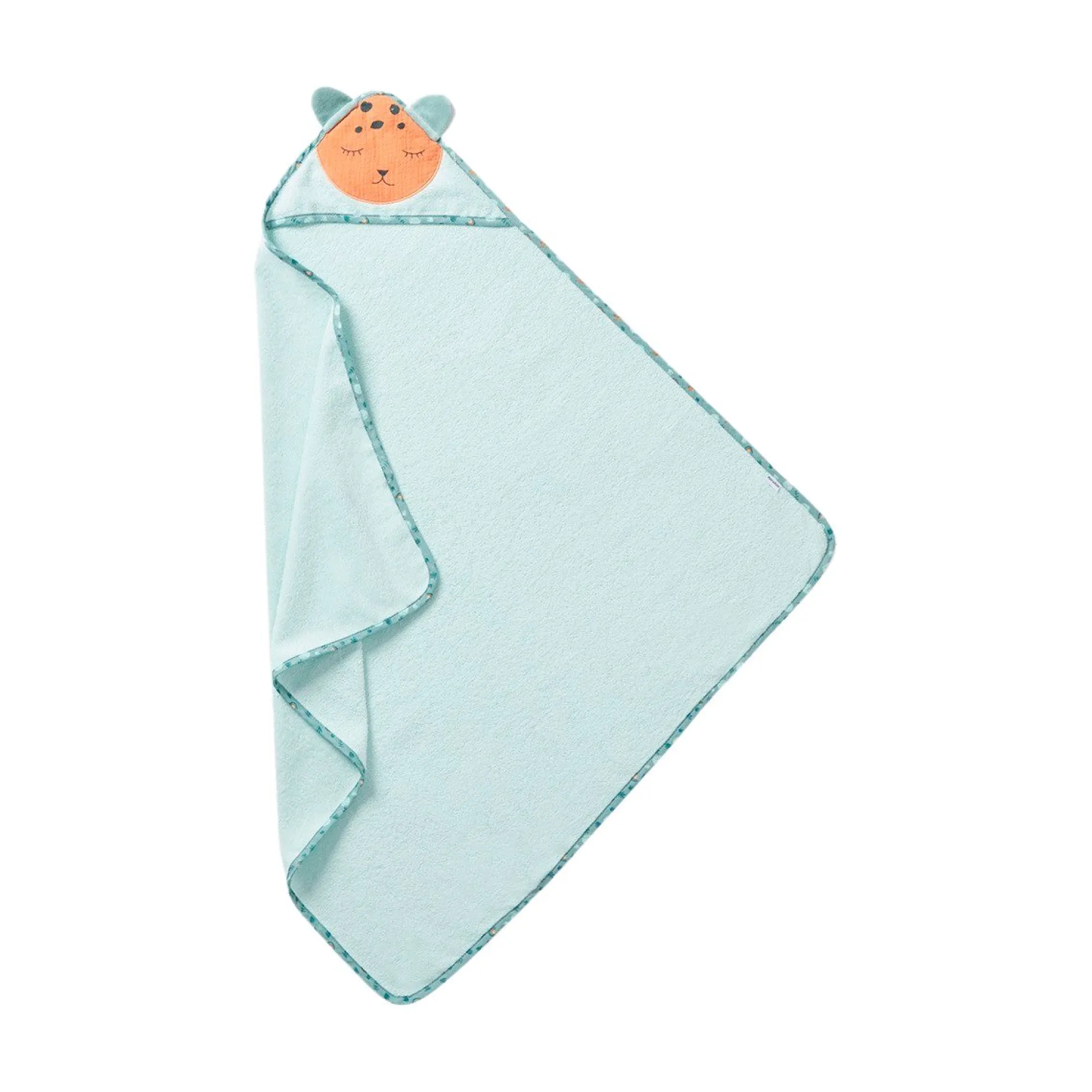 Sorties De Bain*Petit à petit Au cœur de la jungle Cape de bain en éponge 75 x 75 cm de Green Morning