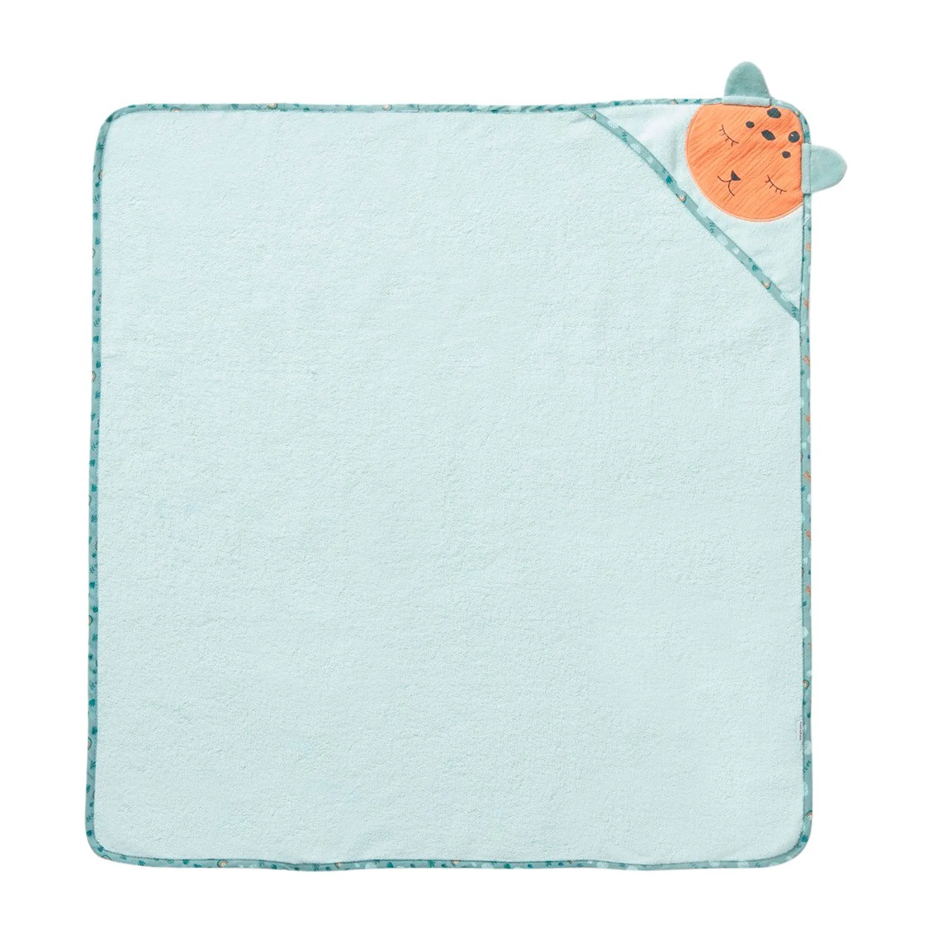 Sorties De Bain*Petit à petit Au cœur de la jungle Cape de bain en éponge 75 x 75 cm de Green Morning