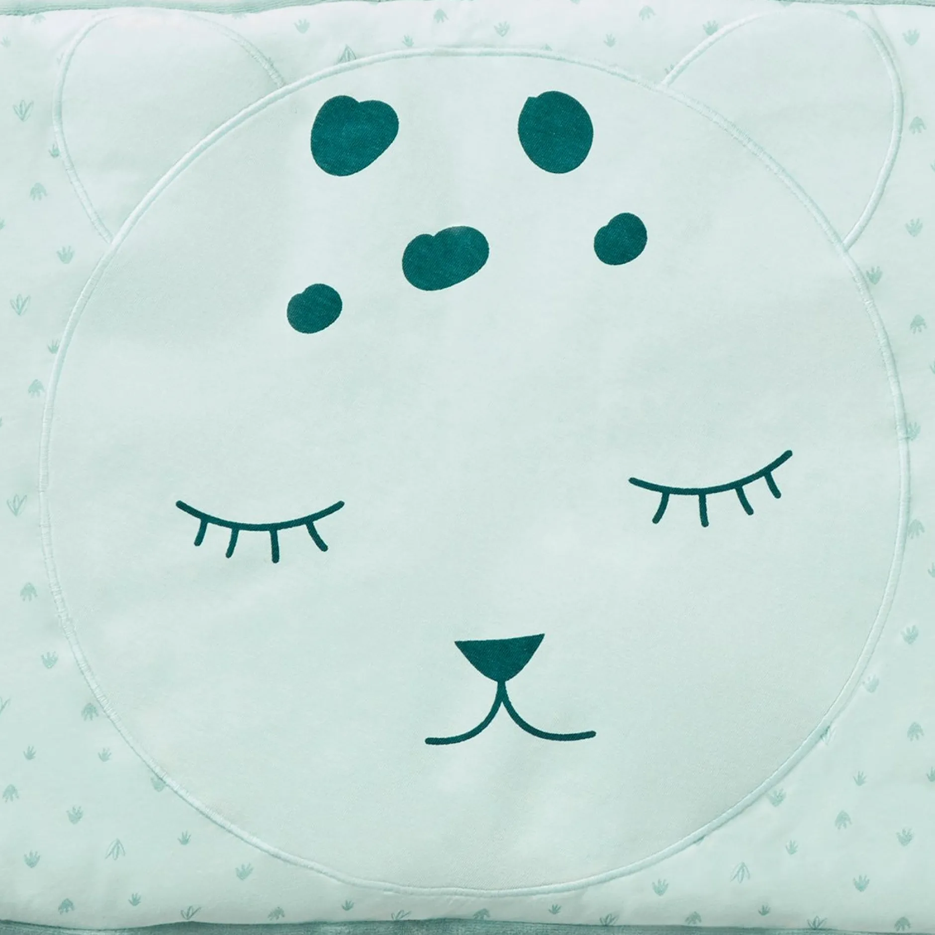 Tours De Lit*Petit à petit Au cœur de la jungle Tour de lit en velours de Eucalyptus