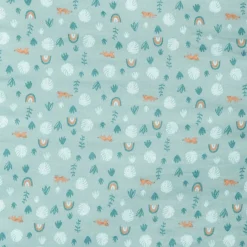 Tours De Lit*Petit à petit Au cœur de la jungle Tour de lit en velours de Eucalyptus