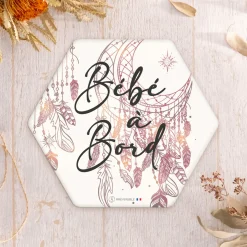 Signalisation|Tout Pour Vos Trajets*Irréversible Autocollant bébé à bord de Attrape rêve