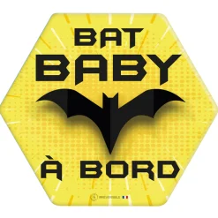 Signalisation|Tout Pour Vos Trajets*Irréversible Autocollant bébé à bord de Bat Baby