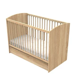 Tiroirs De Lit*Sauthon Baby's Sweet Home Azur Tiroir de lit 60 x 120 cm de Chêne doré