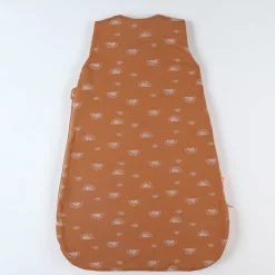 Gigoteuses & Nids D'Ange*Noukies Babou & Kendi Gigoteuse imprimé Soleil en Jersey 70 cm de Caramel