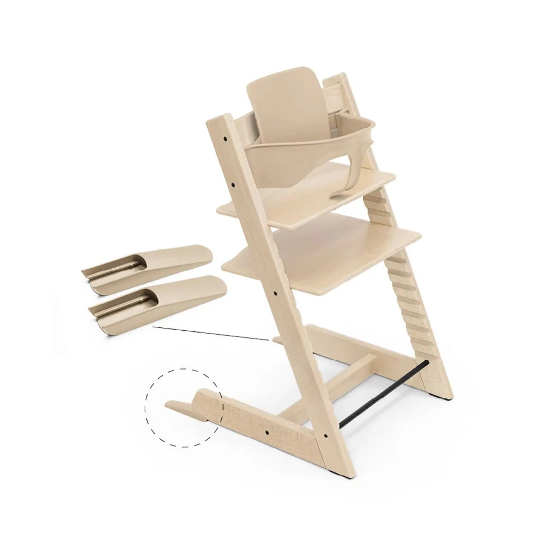 Autres Accessoires Pour Chaise Haute*Stokke® Baby Set² ™ Tripp Trapp® + Patin de Natural