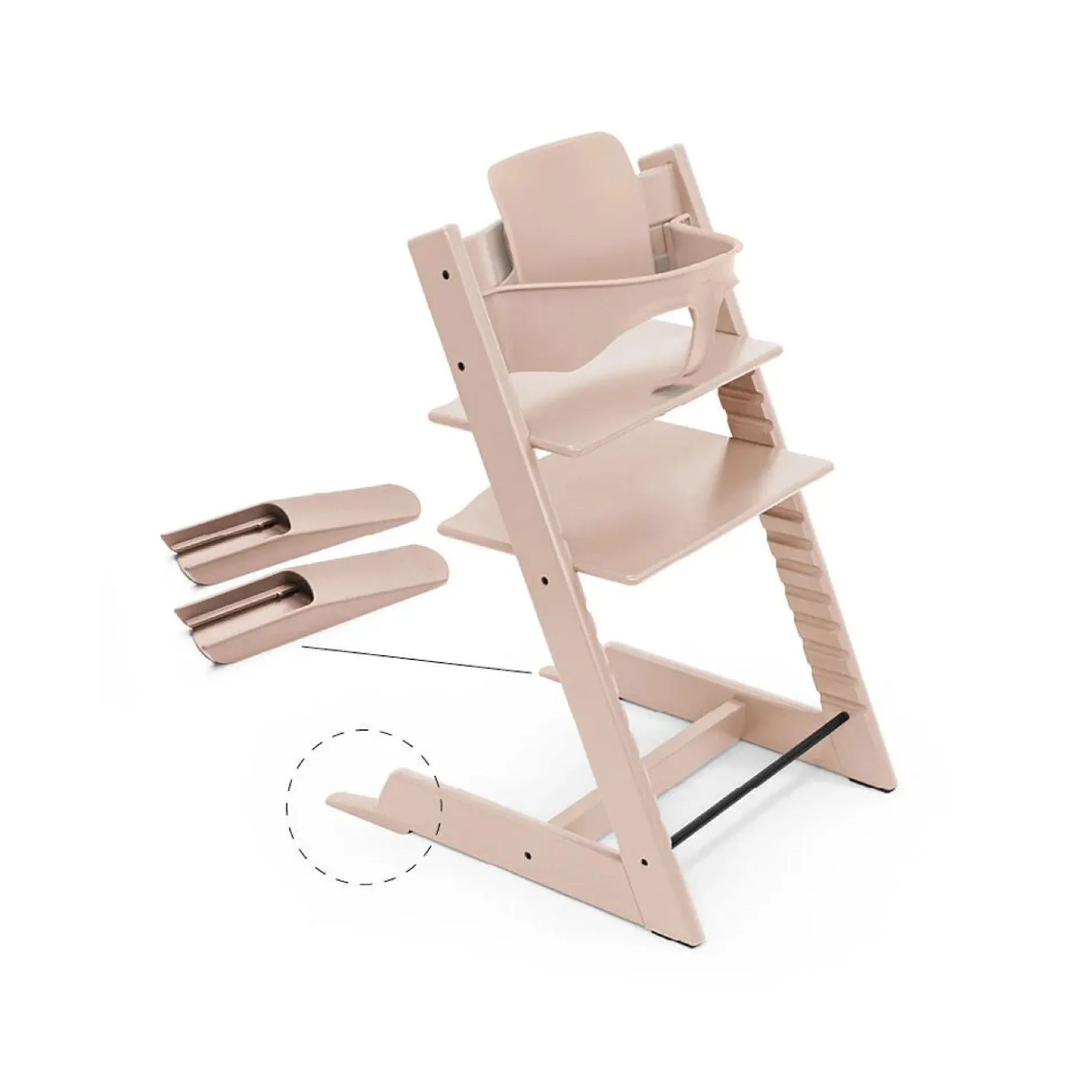 Autres Accessoires Pour Chaise Haute*Stokke® Baby Set² ™ Tripp Trapp® + Patin de Rose poudré