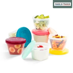 Pots*Babymoov Babybols Kit M Pots de Conservation Hermétiques 6x180 ml de