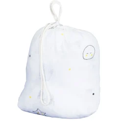 Draps Housses*Sauthon Baby's Sweet Home Babyfan 2 Draps Housses coton bio 130 x 65 cm de Blanc