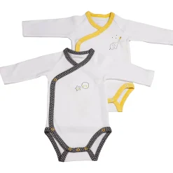 Bodies|Bodies*Sauthon Baby's Sweet Home Babyfan lot de 2 bodies Naissance de