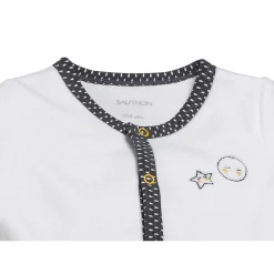 Pyjamas|Pyjamas*Sauthon Baby's Sweet Home Babyfan pyjama en velours de Jaune