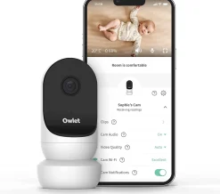 Babyphones*Owlet Babyphone Cam 2 de Blanc