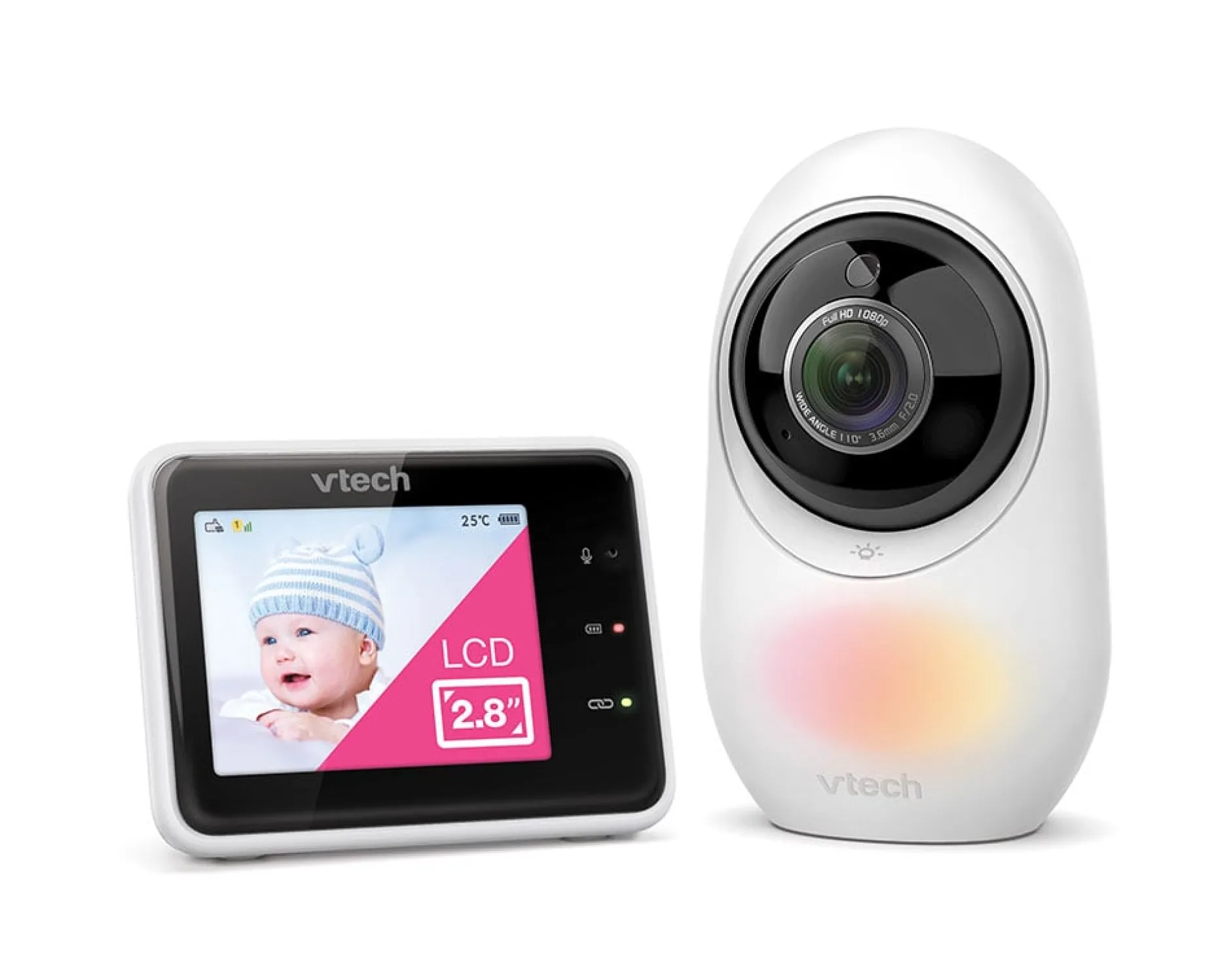 Babyphones*Vtech Babyphone vidéo avec caméra veilleuse de