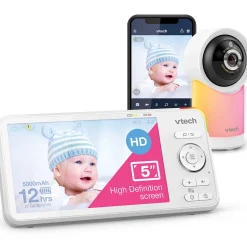 Babyphones*Vtech Babyphone vidéo écran 5 pouces de