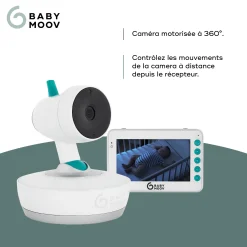 Babyphones*Babymoov Babyphone vidéo motorisé 360° YOO Moov de