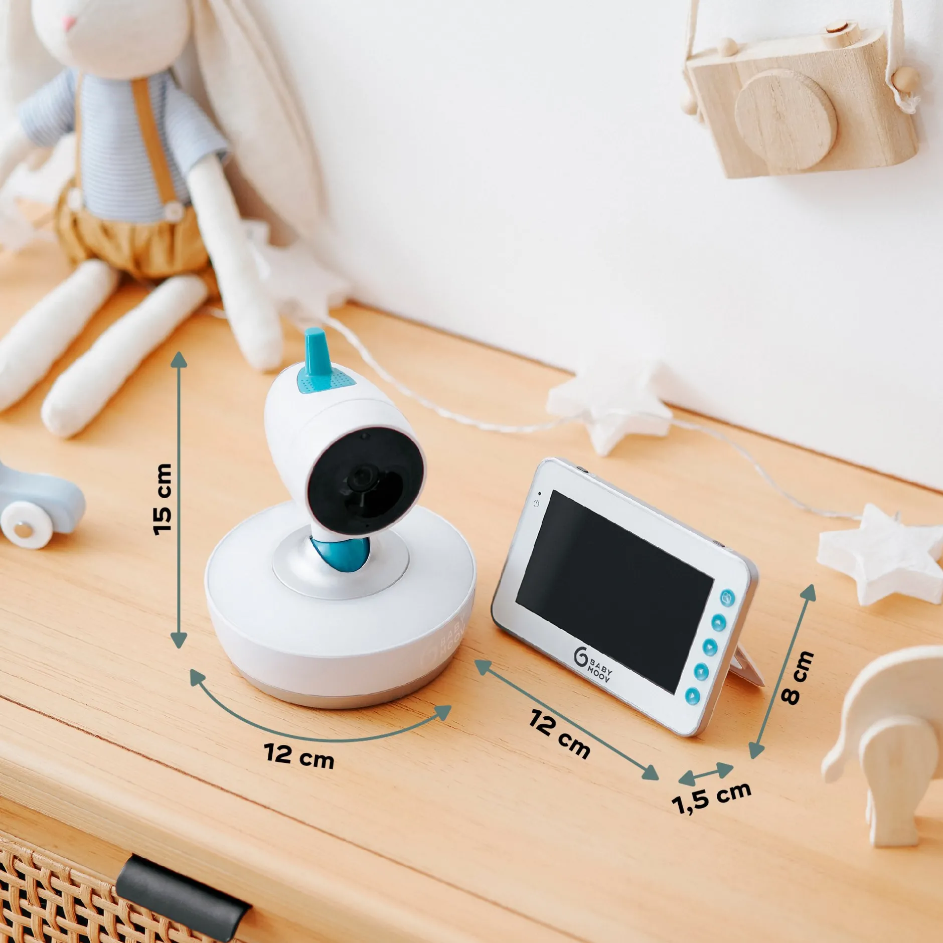 Babyphones*Babymoov Babyphone vidéo motorisé 360° YOO Moov de