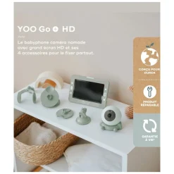 Babyphones*Babymoov Babyphone vidéo YOO Go+ HD de