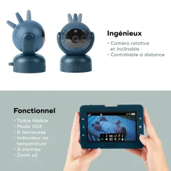Babyphones*Babymoov Babyphone Vidéo-rotatif Yoo Master Plus de