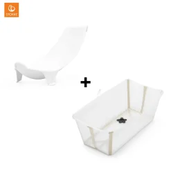 Fauteuils De Bain|Accessoires De Bain*Stokke® Baignoire Flexi Bath ™ + Transat de Beige Sable