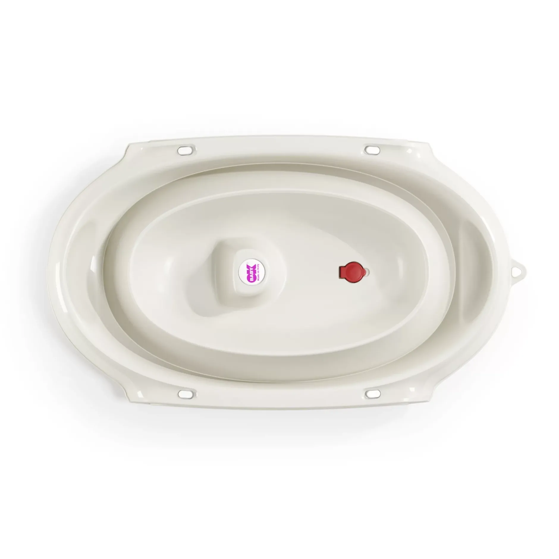 Baignoires*OK Baby Baignoire pliante Onda Slim de Blanc