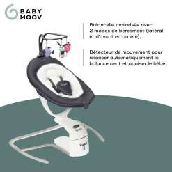 Balancelles*Babymoov Balancelle Swoon Motion 360° de Zinc