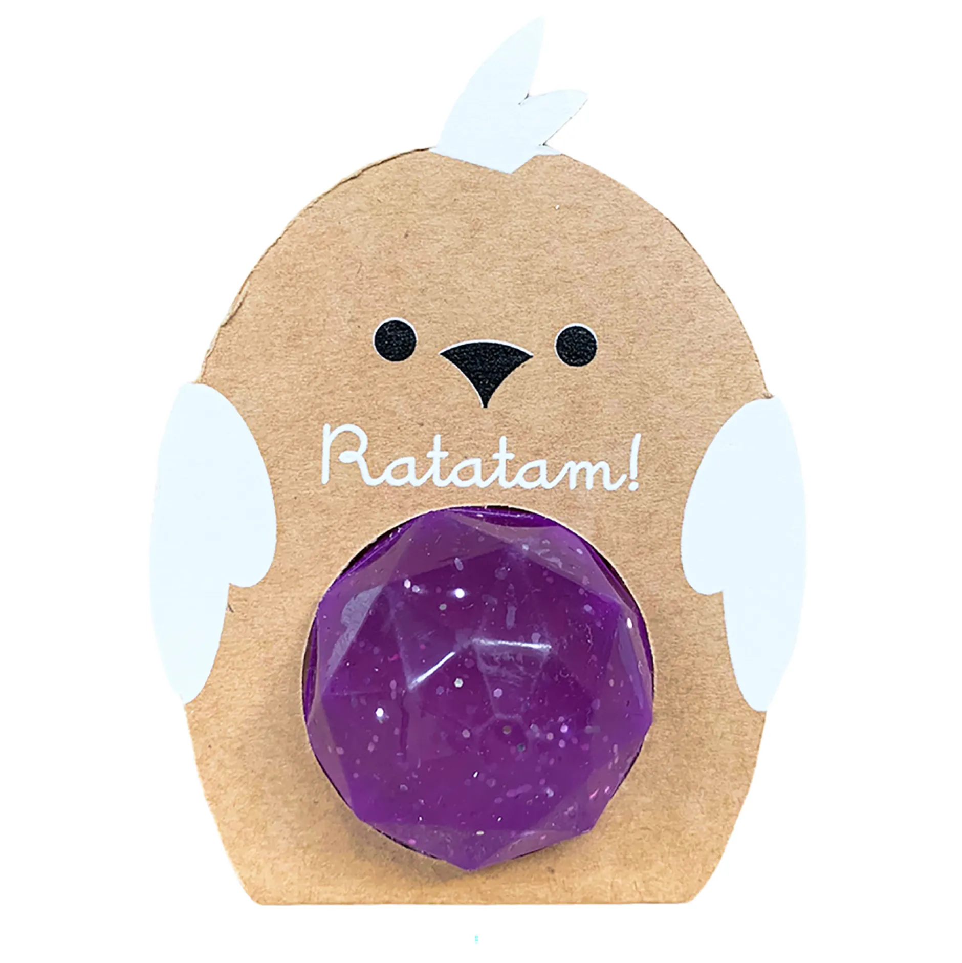 Balles & Ballons*Ratatam Balle rebondissante facette oiseau de Violet