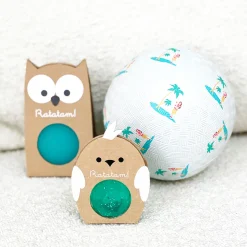 Balles & Ballons*Ratatam Balle rebondissante facette oiseau de Vert