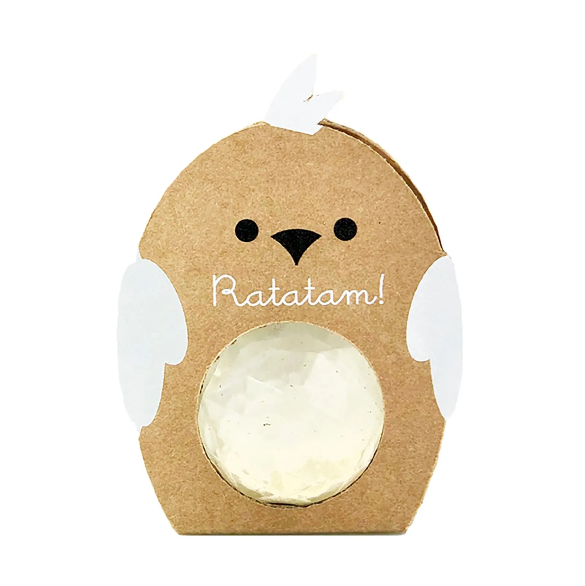 Balles & Ballons*Ratatam Balle rebondissante facette oiseau de Blanc